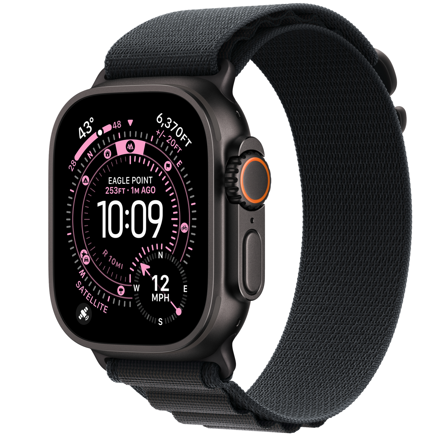 Apple Watch Ultra 3 Cellular 49mm Titanium/Black Alpine Loop